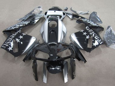 Carénages Moto Honda CBR600RR 2007-2008 - Argent Noir Brillant SevenStars Vendre