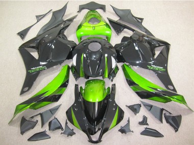 Carénage Moto Honda CBR600RR 2009-2012 - Vert Noir Brillant Vendre