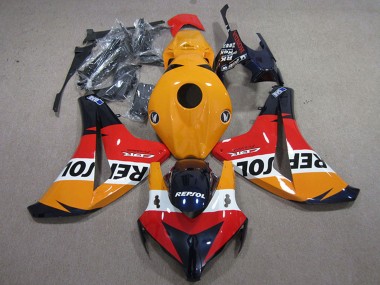 Kits Carénages Moto Honda CBR1000RR 2008-2011 - Orange Blanc Rouge Noir Brillant Repsol Vendre