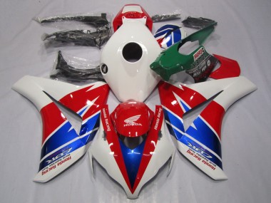 Carénages Moto Honda CBR1000RR 2008-2011 - Blanc Rouge Bleu Courses Vendre