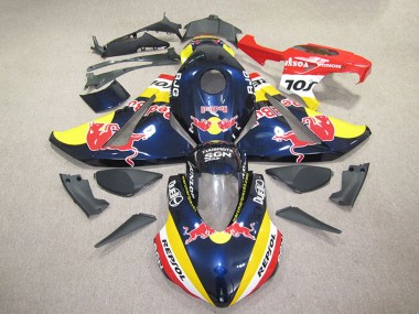 Carénages Moto Honda CBR1000RR 2008-2011 - Bleu Foncé Jaune Rouge Repsol Red Bull Vendre