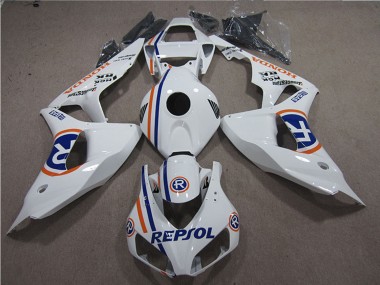 Carénages Moto Honda CBR1000RR 2006-2007 - Blanc Bleu Repsol Vendre