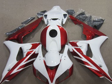Kits Carénage Moto Honda CBR1000RR 2006-2007 - Blanc Rouge Vendre