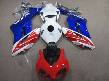 Kits Carénage Moto ABS Honda CBR1000RR 2004-2005 - Blanc Rouge Bleu Vendre