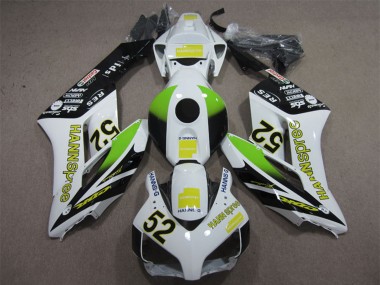 Carénages Moto Honda CBR1000RR 2004-2005 - Blanc Jaune Vert Noir Brillant Hannspree 52 Vendre