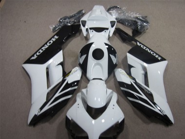 Carénages Moto Honda CBR1000RR 2004-2005 - Blanc Noir Brillant Bande Vendre