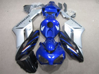 Carénage Moto Honda CBR1000RR 2004-2005 - Argent Bleu Noir Brillant Vendre