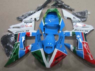 Carénage Moto Honda CBR1000RR 2004-2005 - Blanc Bleu Rouge Vert Motul Vendre