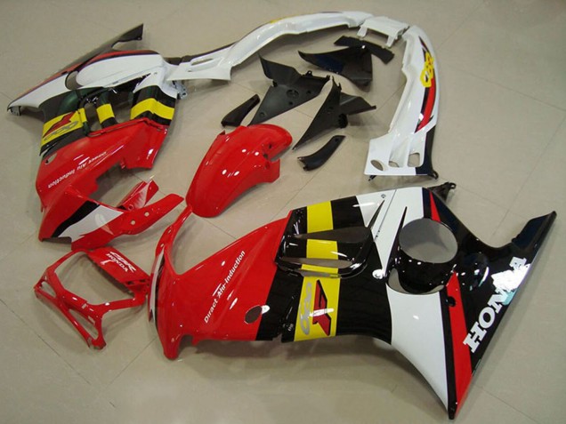 Carénages Moto Honda CBR600 F3 1995-1996 - Blanc Rouge Jaune Noir Brillant