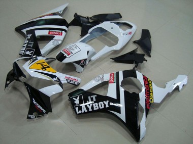 Carénages Moto Honda CBR900RR 954 2002-2003 - Blanc Jaune Noir Brillant Rizoma Playboy 14 Vendre