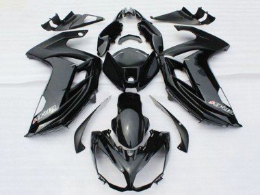 Carénages Moto Kawasaki ER6F 2012-2014 - Noir Brillant Décalque Vendre