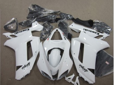 Carénages Moto Kawasaki ZX6R 2007-2008 - Blanc Vendre
