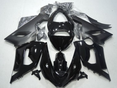 Carénages Moto Kawasaki ZX6R 2005-2006 - Noir Brillant Noir Mat Vendre