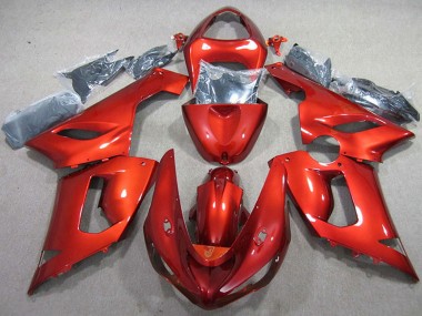 Carénage Moto Kawasaki ZX6R 2005-2006 - Rouge Vendre