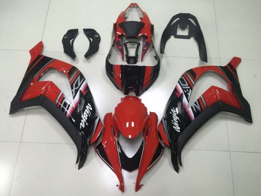 Carénages Moto Kawasaki ZX10R 2016-2020 - Rouge Marron Noir Brillant Blanc Vendre