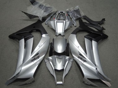 Carénages Moto Kawasaki ZX10R 2011-2015 - Argent Noir Mat Vendre