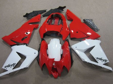 Carénages Moto Kawasaki ZX10R 2004-2005 - Rouge Blanc Ninja Vendre