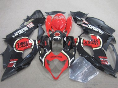 Carénages Moto Suzuki GSXR 1000 2005-2006 - Noir Rouge Lucky Strike Motul Vendre