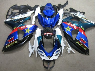 Carénages Moto Suzuki GSXR 1000 2009-2016 - Blanc Bleu Rouge Noir Rockstar Vendre