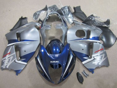 Carénages Moto Suzuki GSXR 1300 Hayabusa 1996-2007 - Argent Bleu Vendre