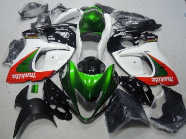 Carénages Moto Suzuki GSXR 1300 Hayabusa 2008-2020 - Blanc Vert Rouge Makita Vendre