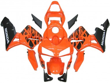 Carénages ABS Honda CBR600RR 2003-2004 - Orange Blanc Rouge Noir Brillant Repsol Vendre