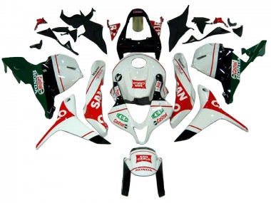 Carénages Moto Honda CBR600RR 2009-2012 - Blanc Rouge Vert Castrol San Carlo Vendre