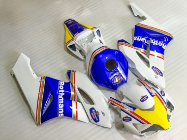 Carénages Moto Honda CBR1000RR 2004-2005 - Blanc Bleu Jaune Rothmans Vendre