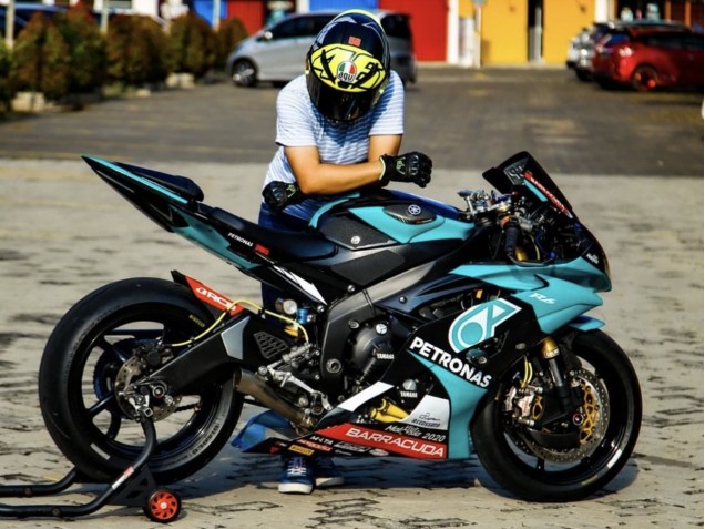 Carénages Moto Yamaha YZF R6 2008-2016 - Vert Clair Blanc Noir Petronas