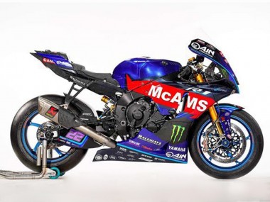 Carénages Moto Yamaha YZF R1 2002-2003 - Bleu Rouge McAMS Vert Monstre Vendre